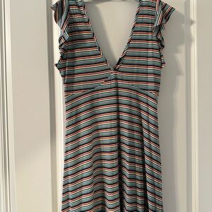 Wild Fable Multicolor Striped Dress